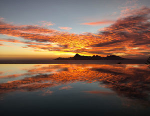 Photo coucher de soleil Tahiti